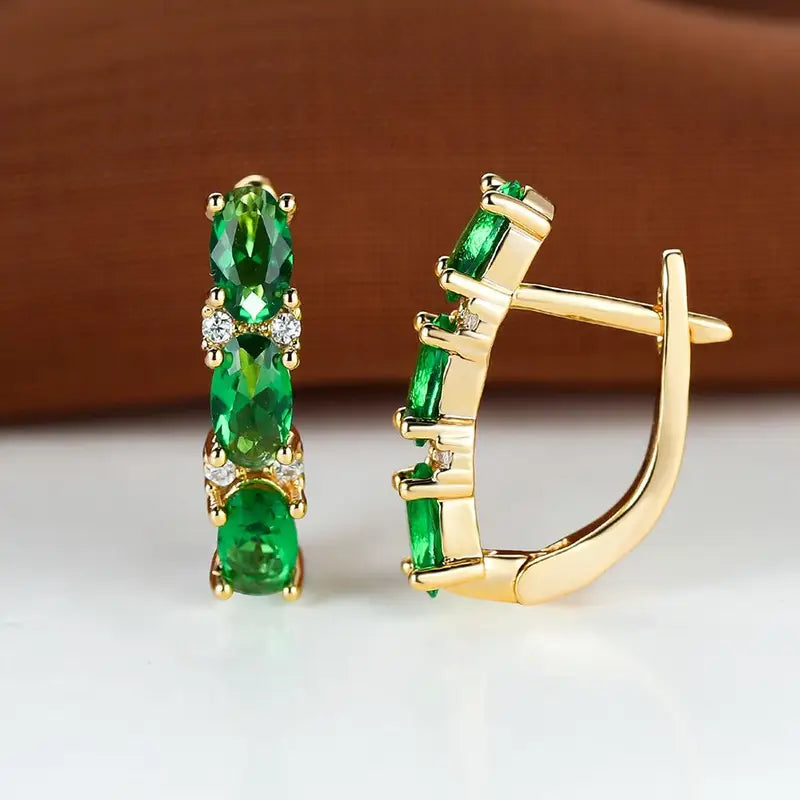 Boucles d'oreilles céleste Armand en or