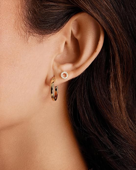 Boucles d'oreilles célestes en or