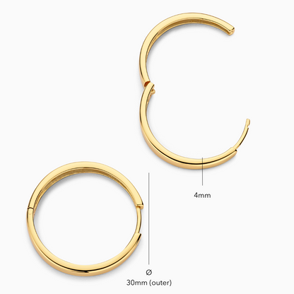 Boucles d'oreilles Gia Affirmée | Or