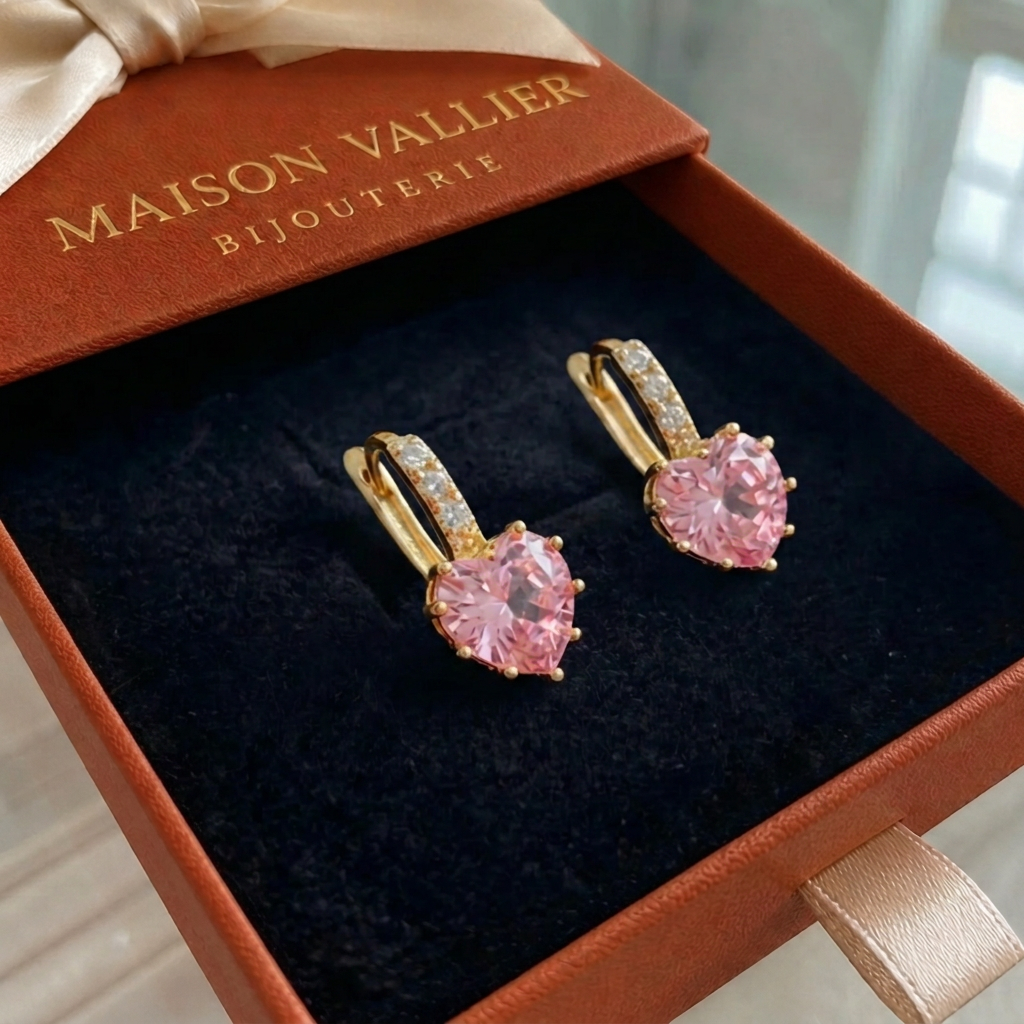 Boucles d'oreilles huggie éclat Cupidon en or