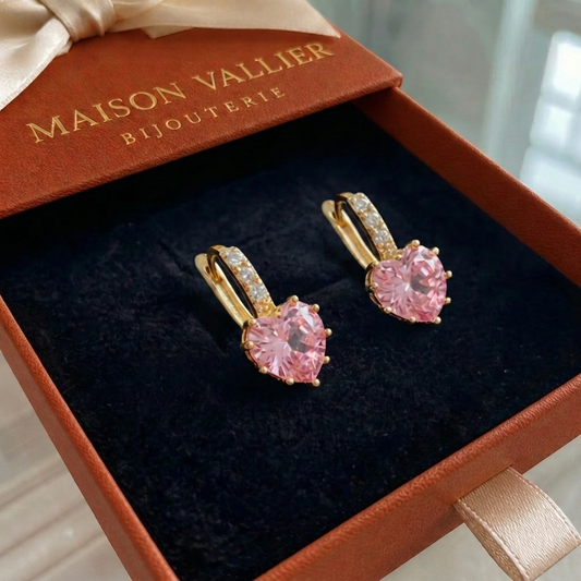 Boucles d'oreilles Huggie Éclat Cupidon | Or