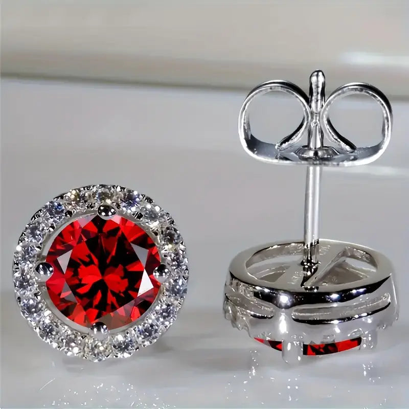 Boucles d'oreilles Lucia Rosavelle en or blanc