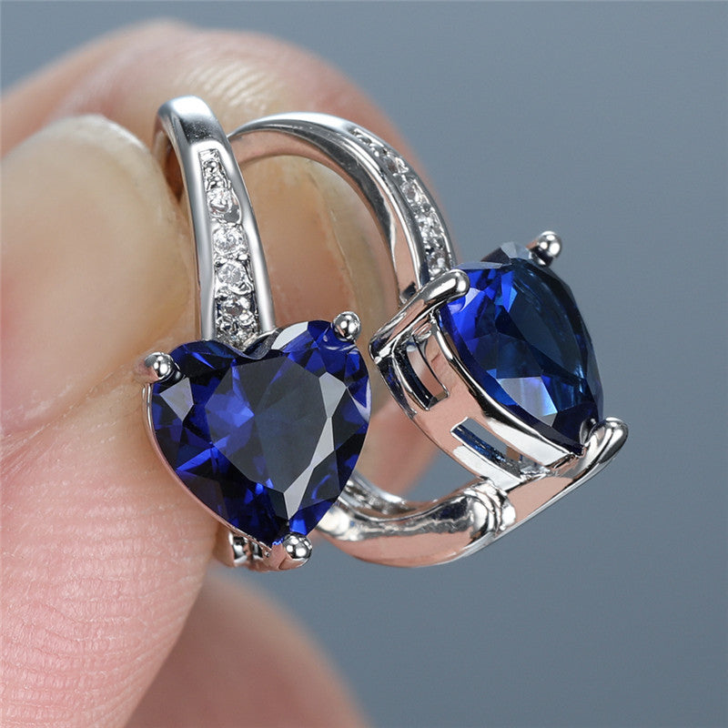 Boucles d'oreilles Lunara Cerestelle en or blanc