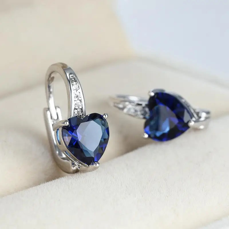 Boucles d'oreilles Lunara Cerestelle en or blanc