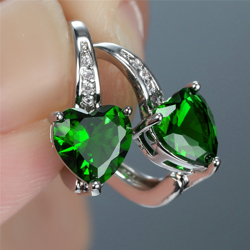 Boucles d'oreilles Lunara Griselle en or blanc