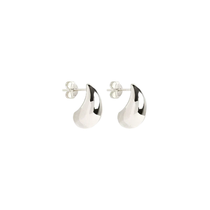 Boucles d'oreilles Mato | Or blanc
