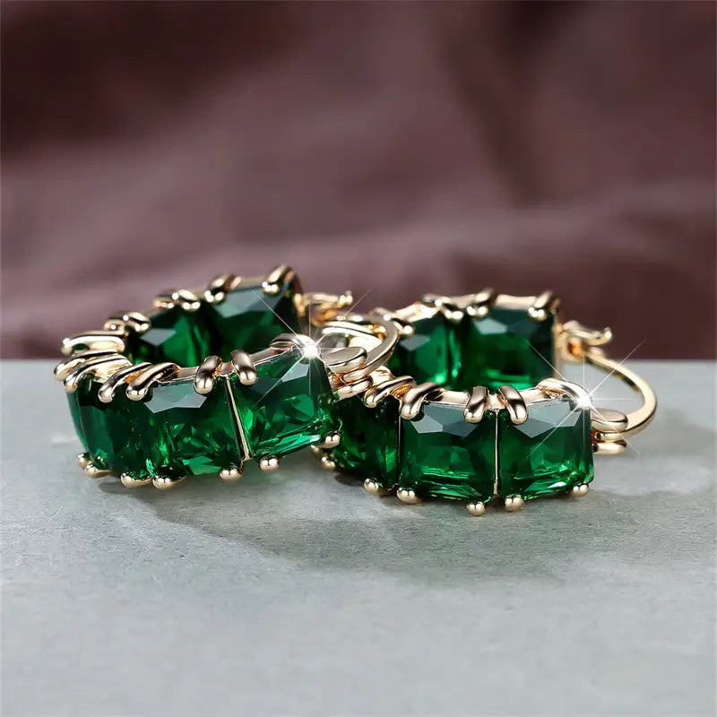 Boucles d'oreilles Rowena Emery en or