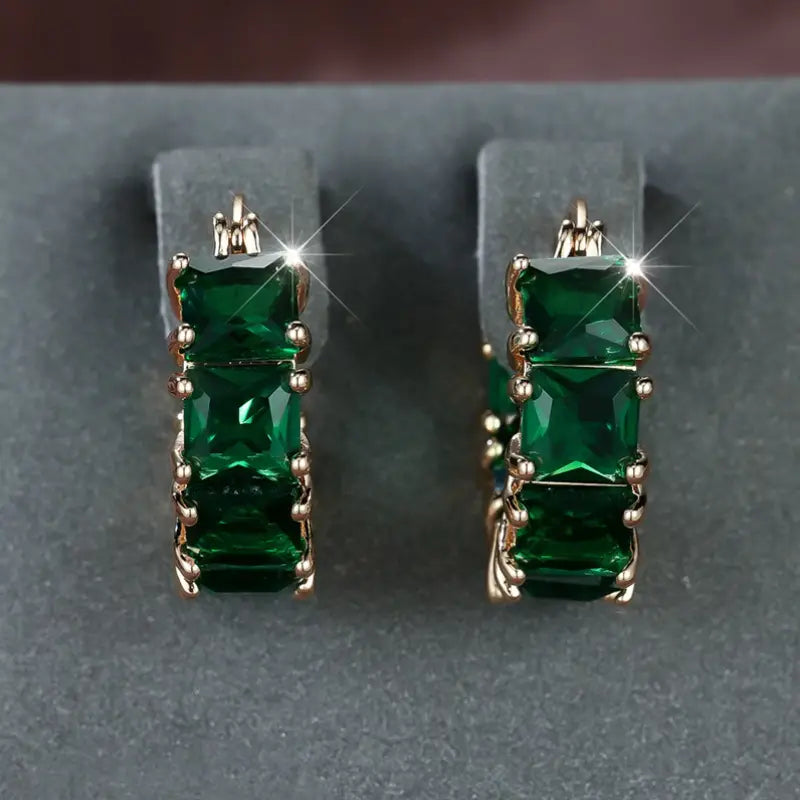 Boucles d'oreilles Rowena Emery en or
