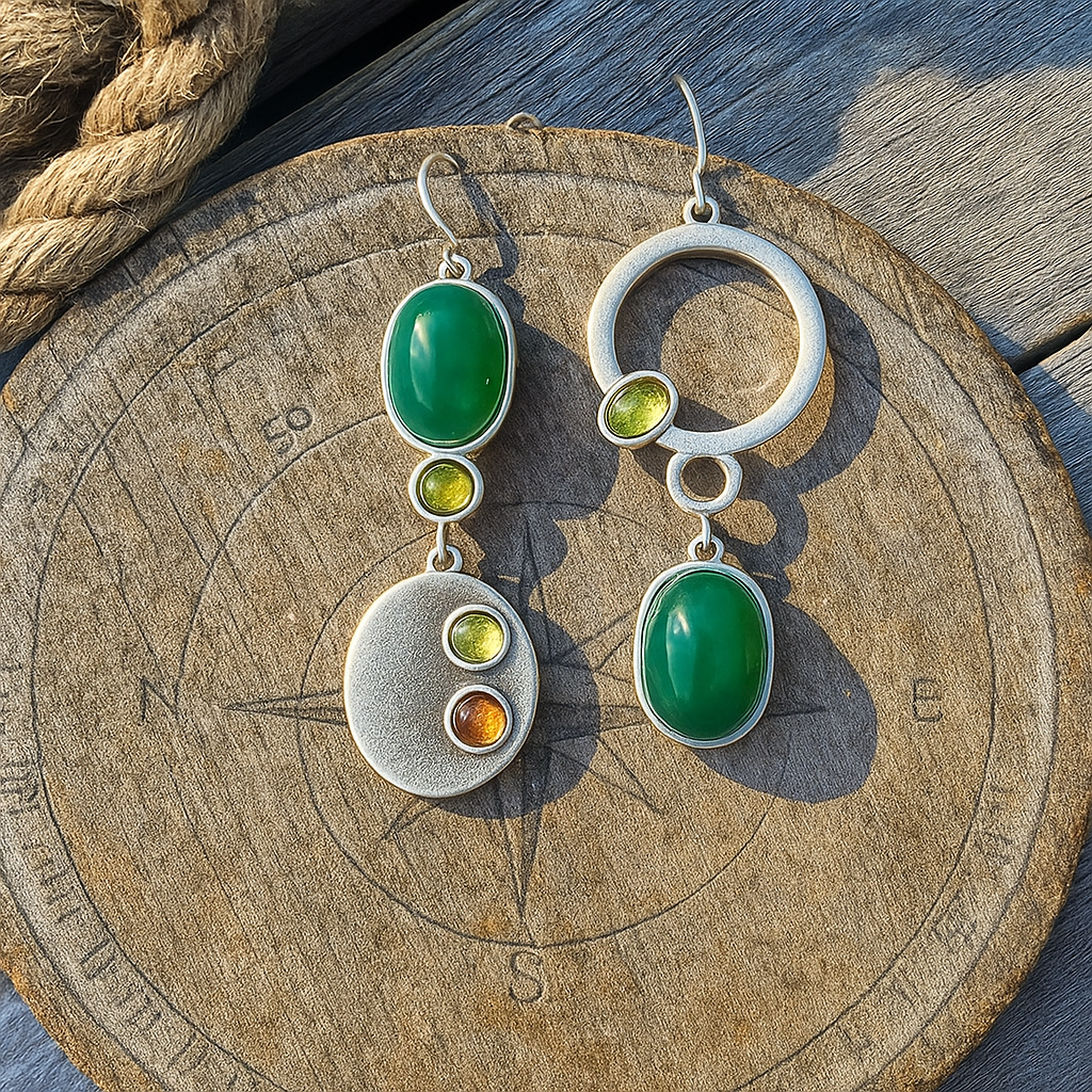 Boucles d'oreilles Sabrina en or blanc