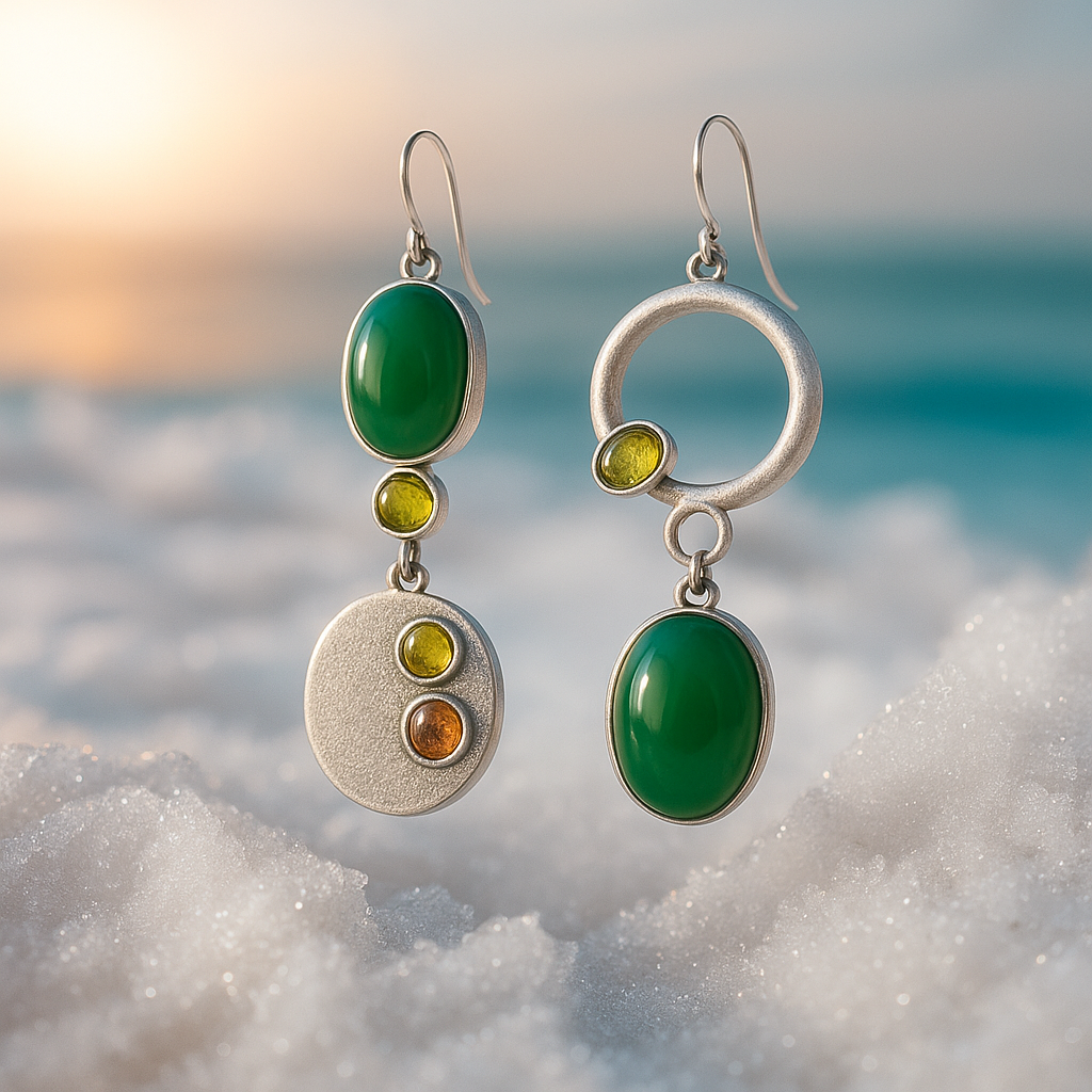 Boucles d'oreilles Sabrina en or blanc
