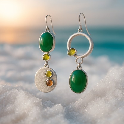 Boucles d'oreilles Sabrina en argent