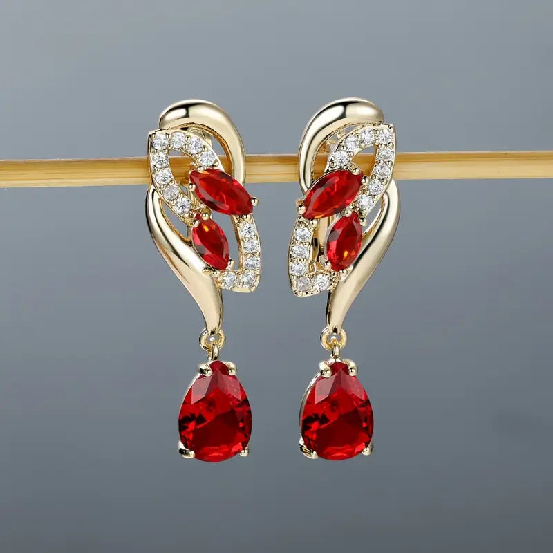 Boucles d'oreilles Saphira Cendrelle en or