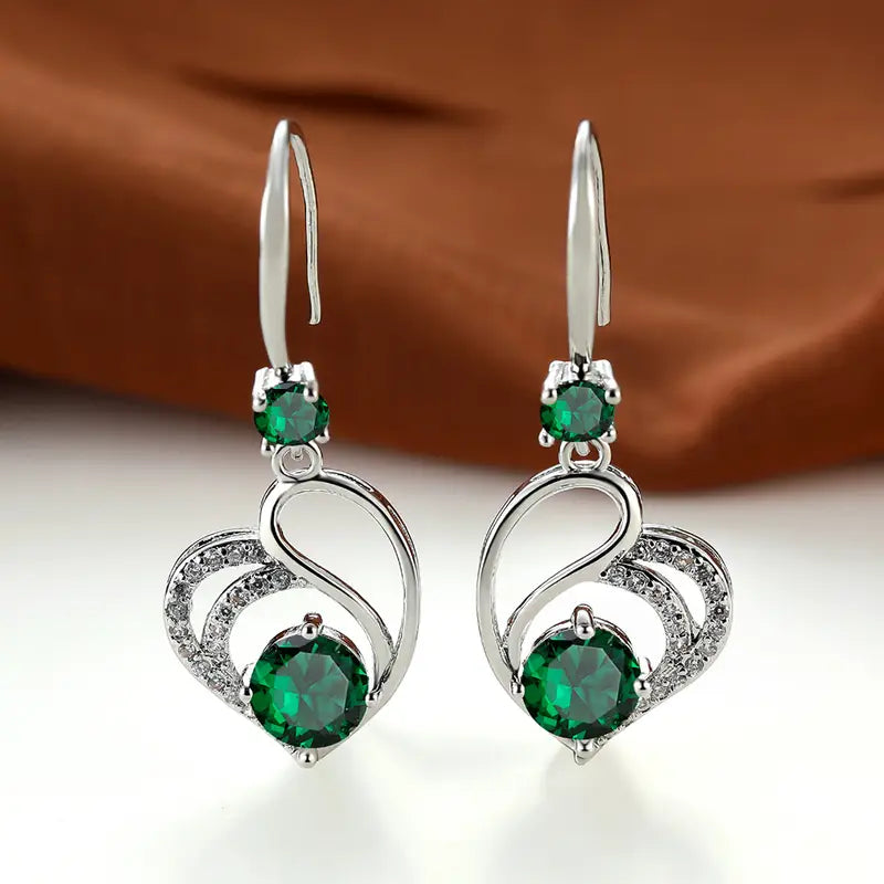 Boucles d'oreilles Seraphina Duval en or blanc