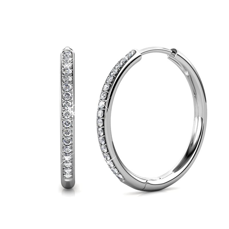 Boucles d'oreilles Sorel pave en or