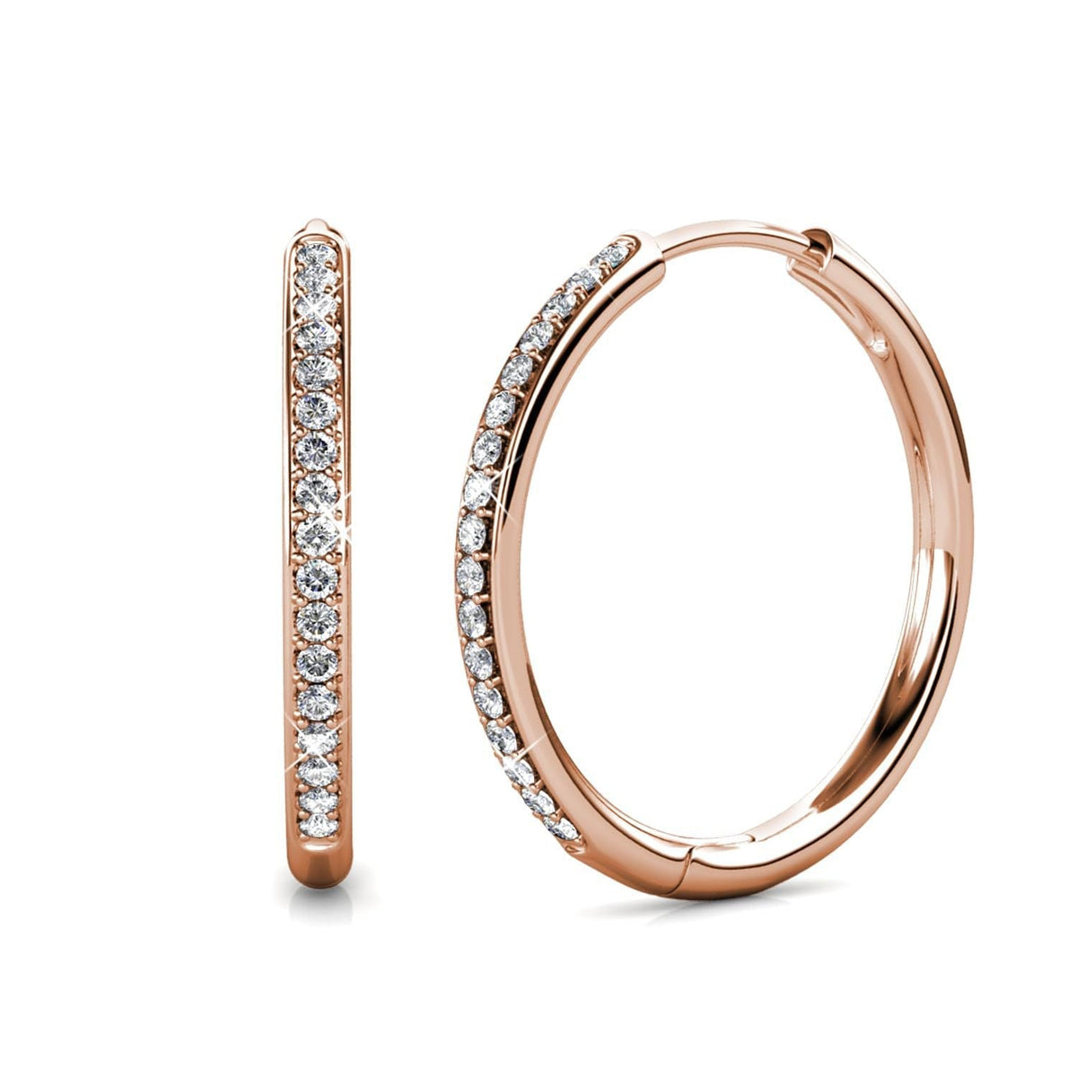 Boucles d'oreilles Sorel pave en or blanc