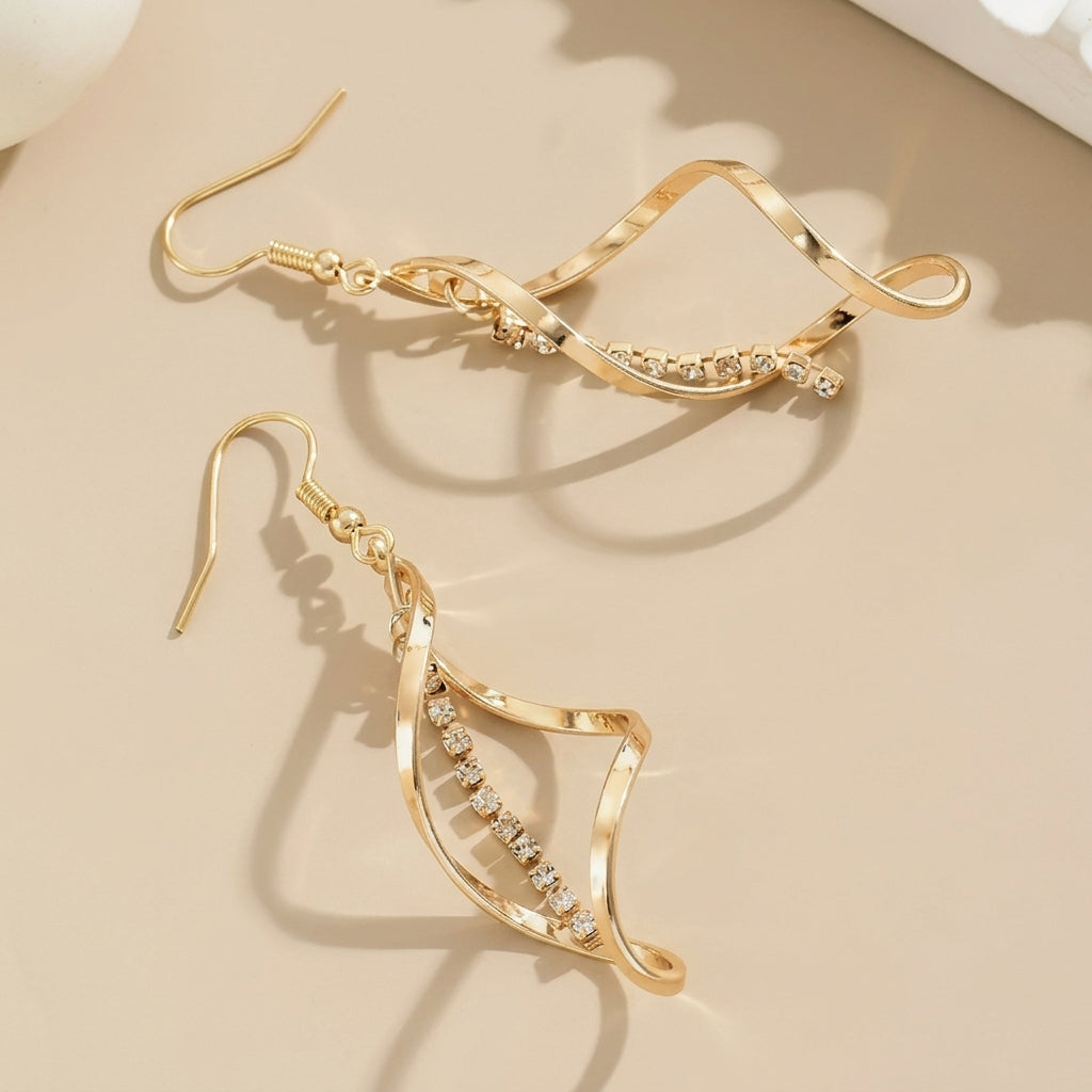 Boucles d'oreilles Spirale Solaire