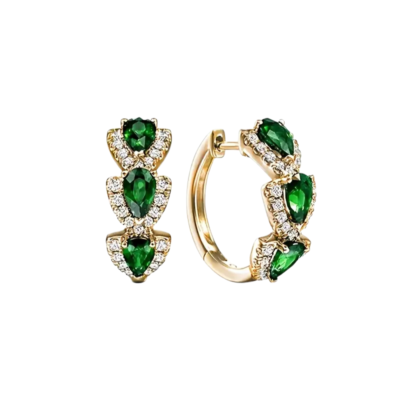 Boucles d'oreilles Sylvane Jadelise en or