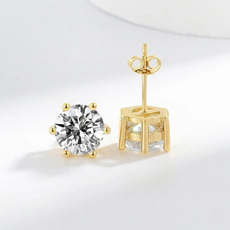 Boucles d'oreilles Téra en or blanc