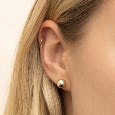Boucles d'oreilles à clous en or