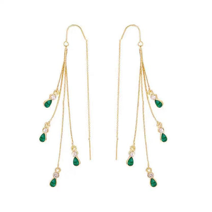 Boucles d'oreilles à franges Calixte Moreau | Or