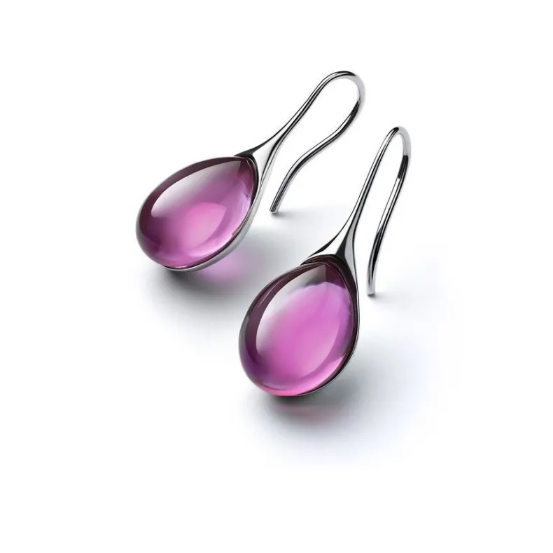 Boucles d'oreilles avec opale Intégrée en or