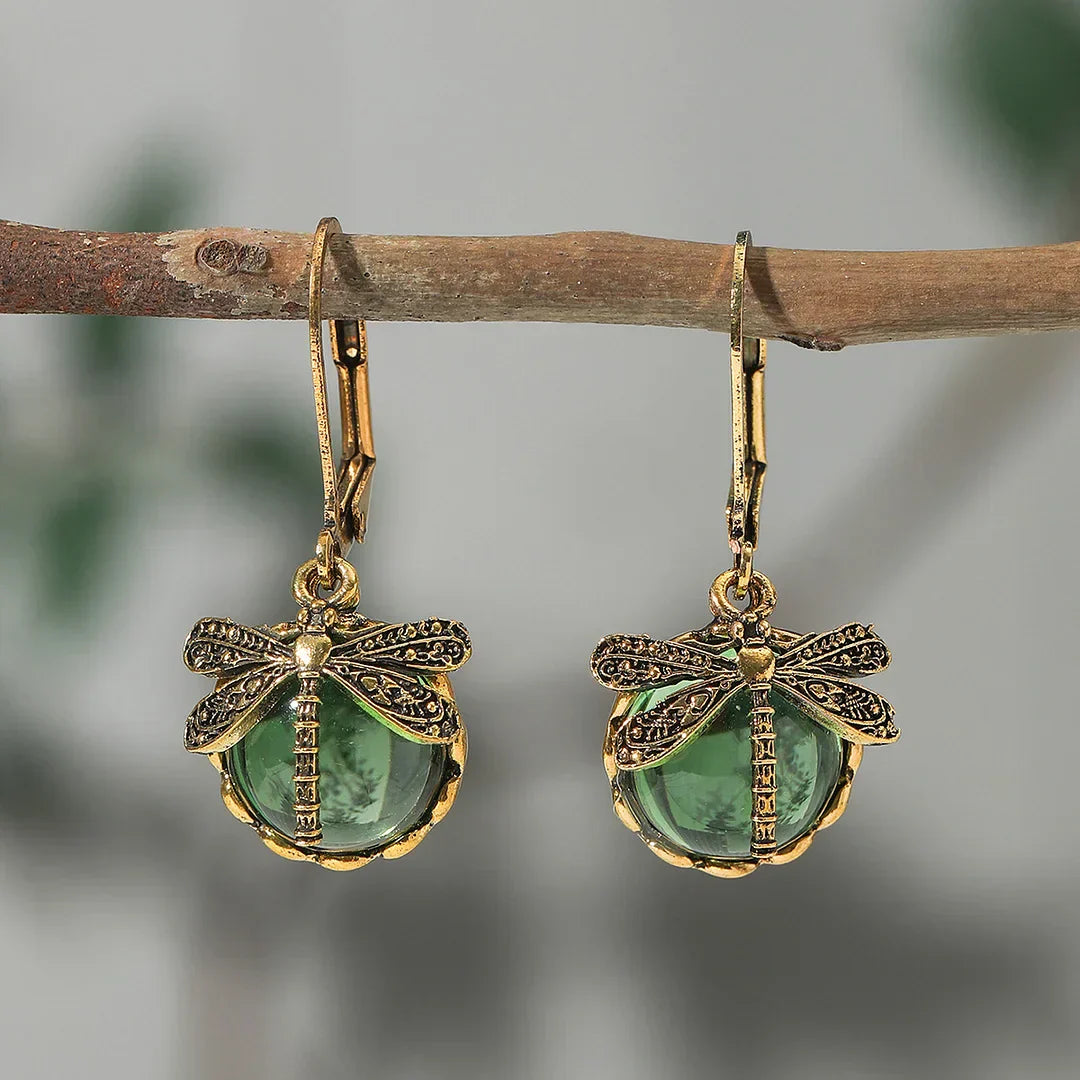 Boucles d'oreilles circulaires antique en or blanc