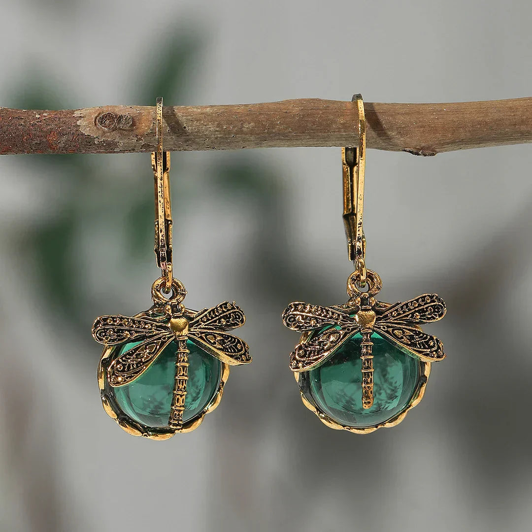 Boucles d'oreilles circulaires antique en or blanc