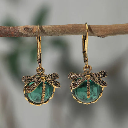 Boucles d'oreilles circulaires en argent antique