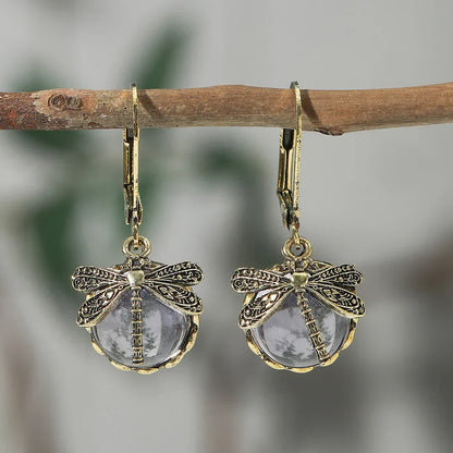 Boucles d'oreilles circulaires en argent antique