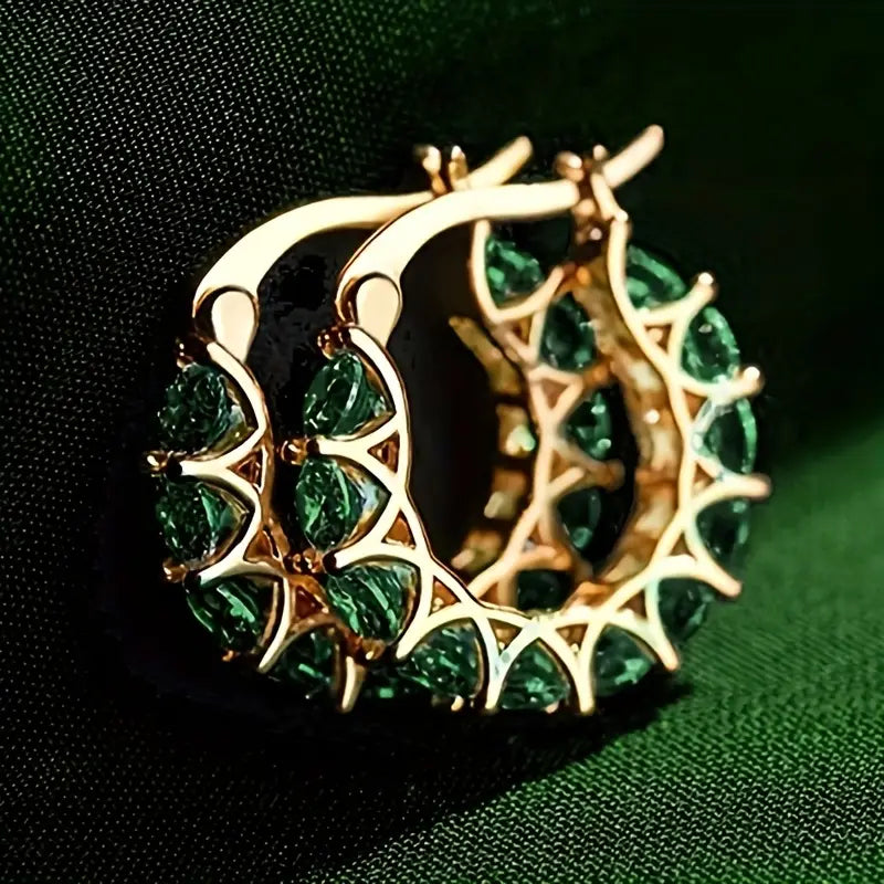 Boucles d'oreilles créoles Hélène Marlot en or