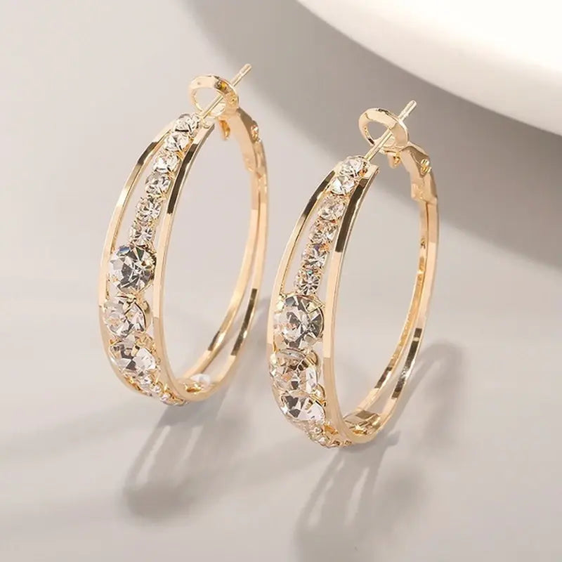 Boucles d'oreilles élégantes en or