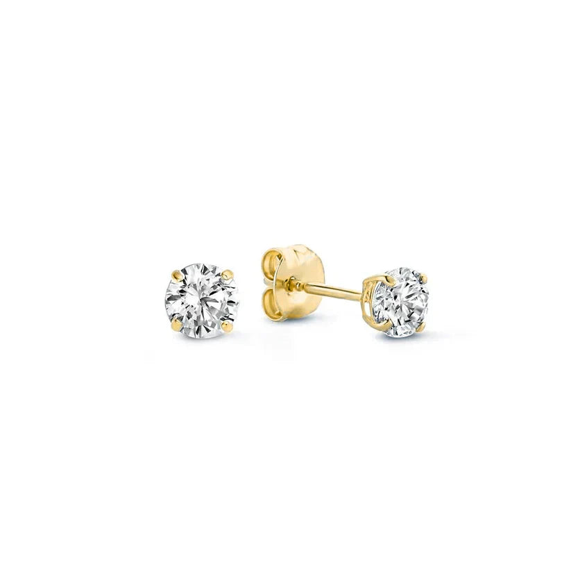 Boucles d'oreilles en pierre larmes de lune en or blanc