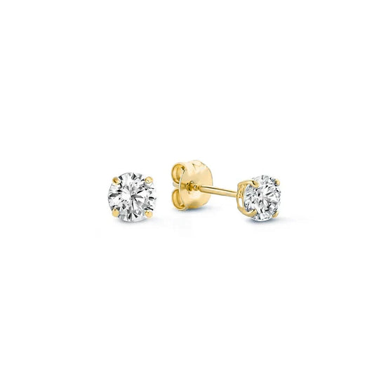 Boucles d'oreilles en pierres Larmes de Lune | Or