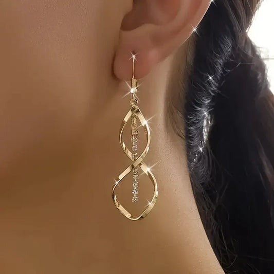 Boucles d'oreilles en spirale Rayon de Soleil | Or