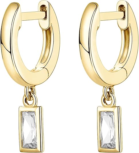 Boucles d'oreilles pendantes en or