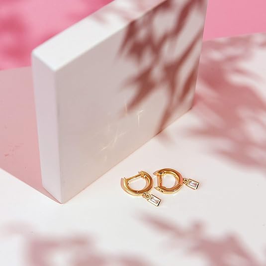 Boucles d'oreilles pendantes en or