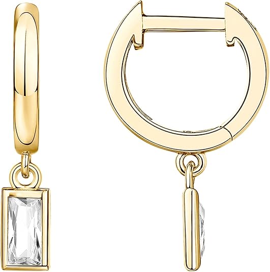 Boucles d'oreilles pendantes en or