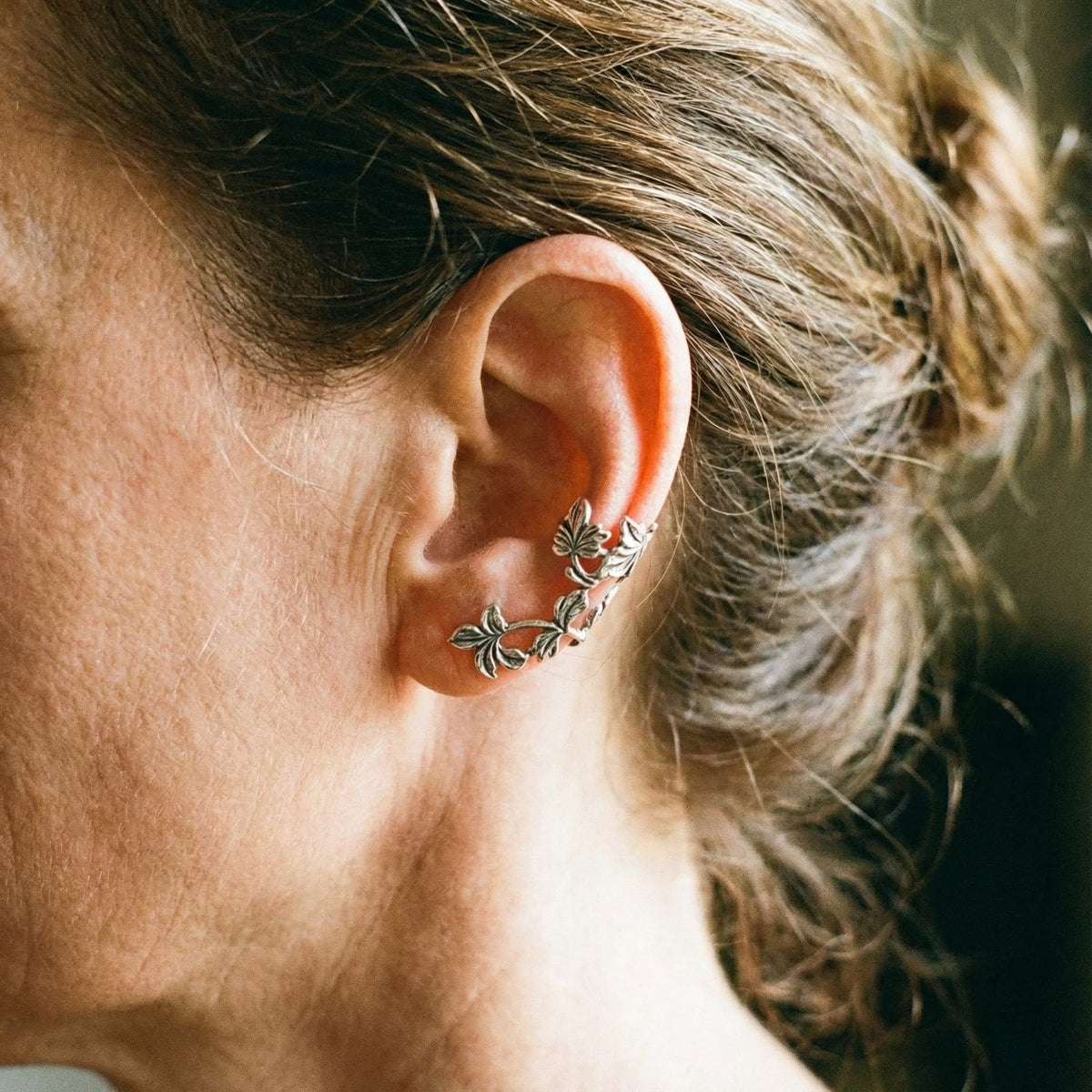 Boucles d'oreilles rétro à clip en or