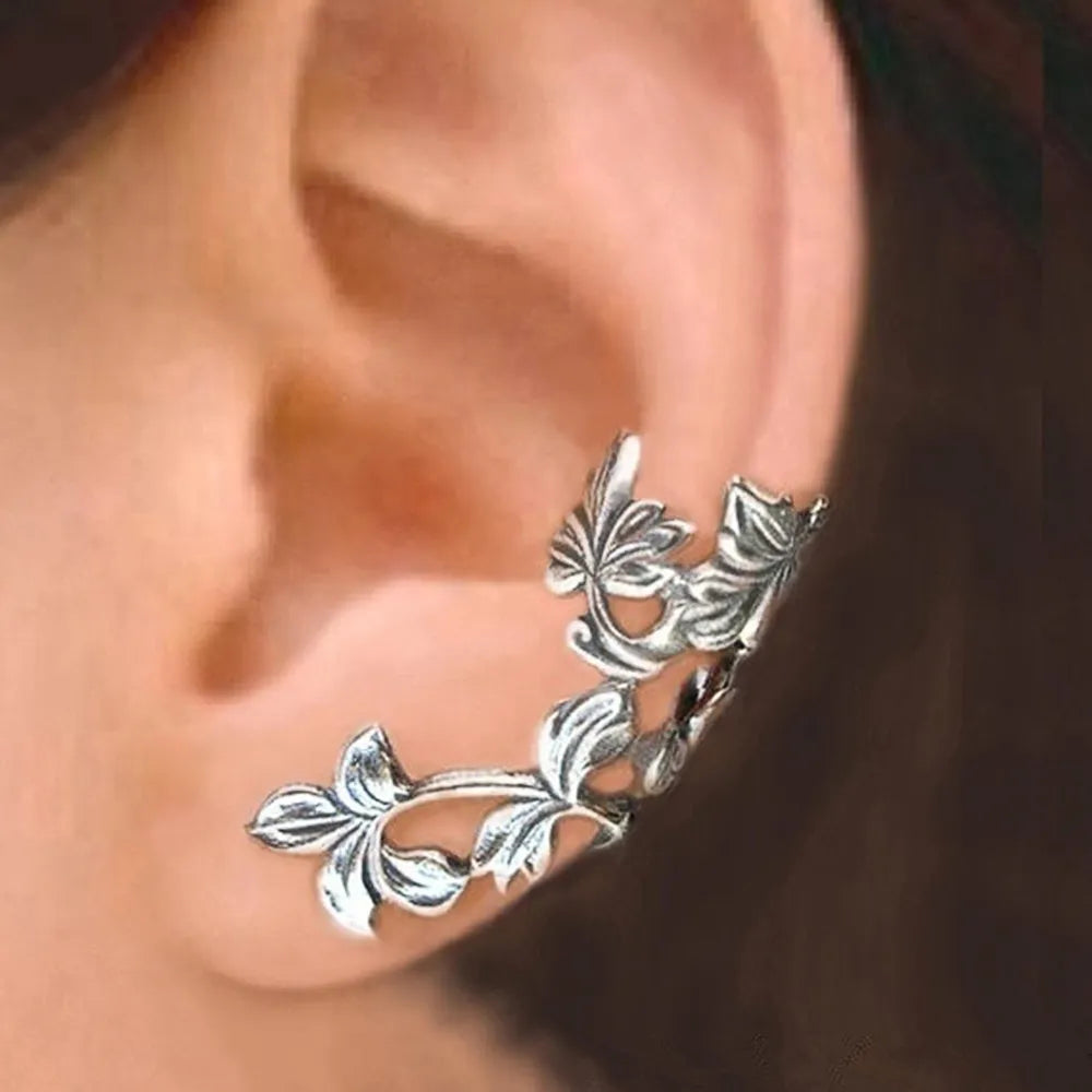 Boucles d'oreilles rétro à clip en or