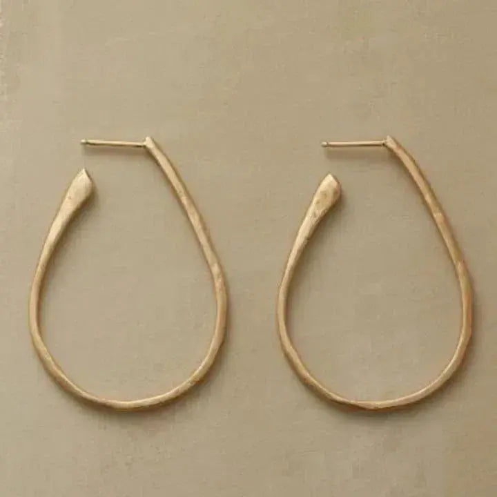 Boucles d'oreilles rétro ours en or