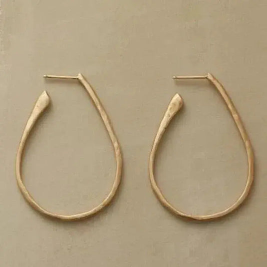 Boucles d'oreilles rétro en or ours