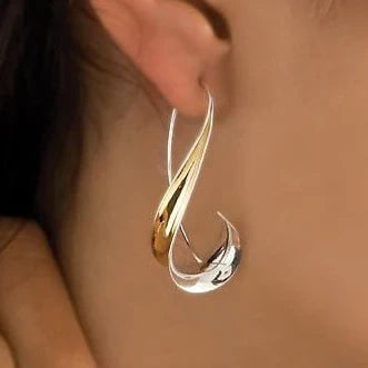 Boucles d'oreilles rétro en or