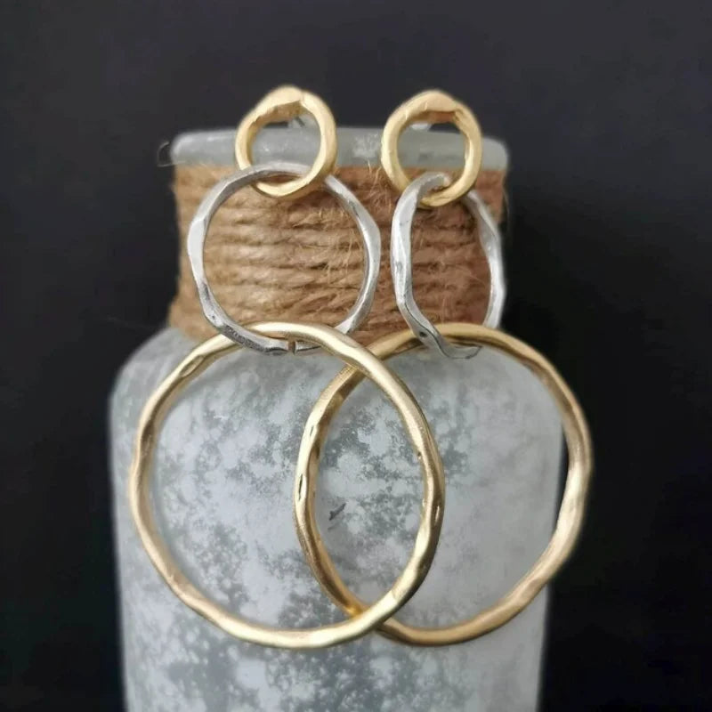Boucles d'oreilles vintage en or
