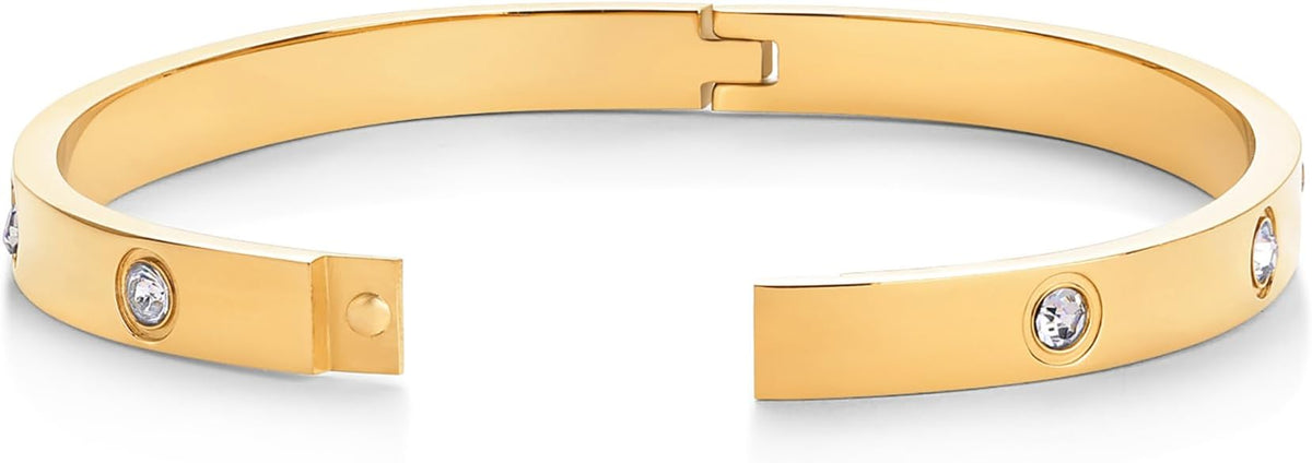 Bracelet auréole à Pois en or