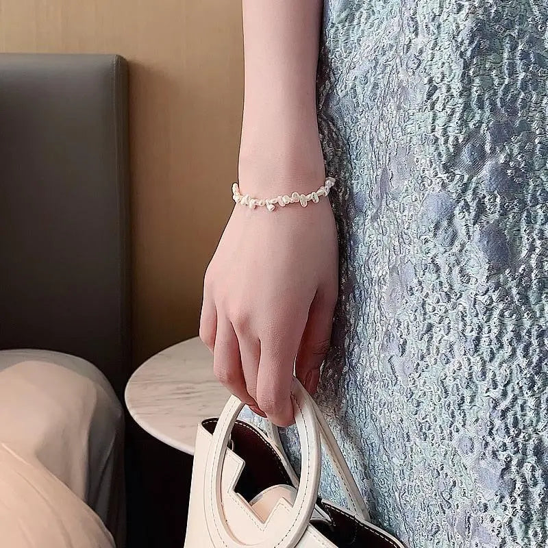 Bracelet « Céline » avec des marguerites en or
