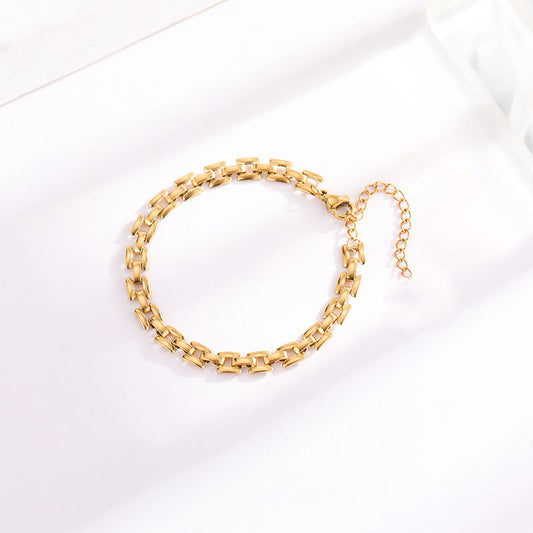 Bracelet Chaîne Montre | Or