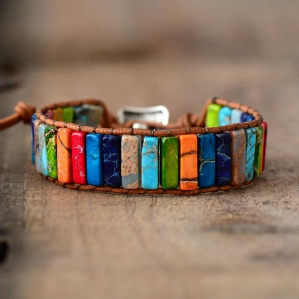 Bracelet Chakra en or