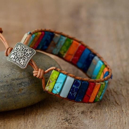 Bracelet Chakra en or