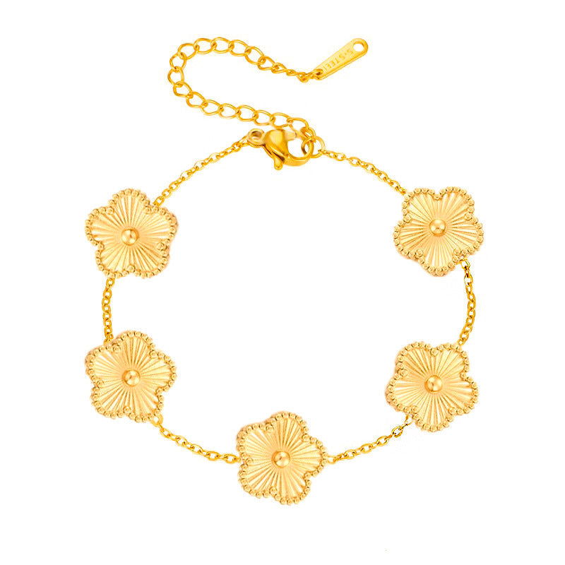 Bracelet charme Florielle bloom en or