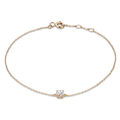 Bracelet Cléa en Pierre | Or Blanc